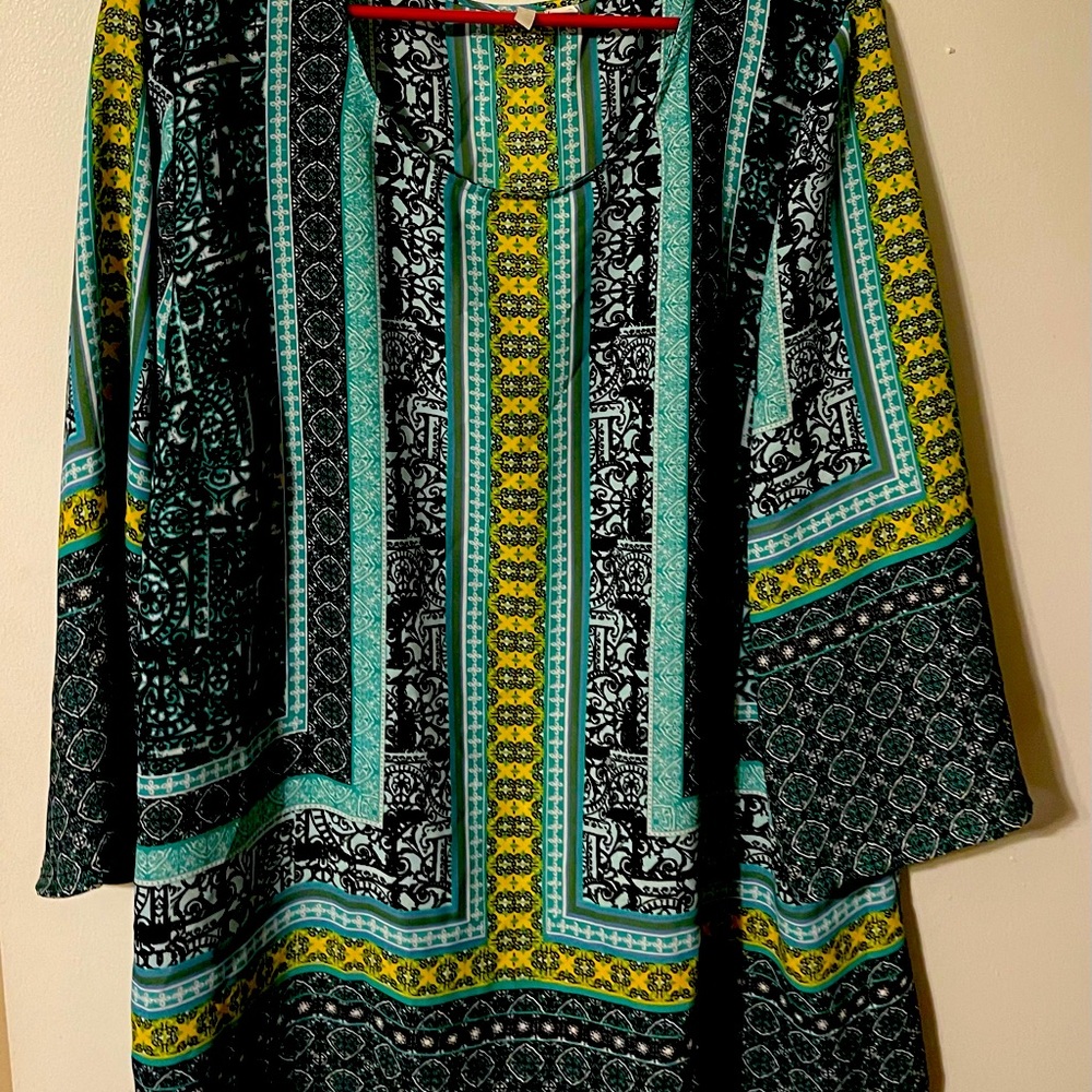 Green blouse